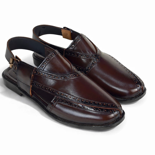 Brogue Brown Peshawari - 8060