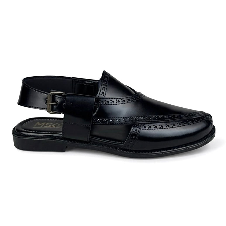 Brogue Black Peshawari - 8063