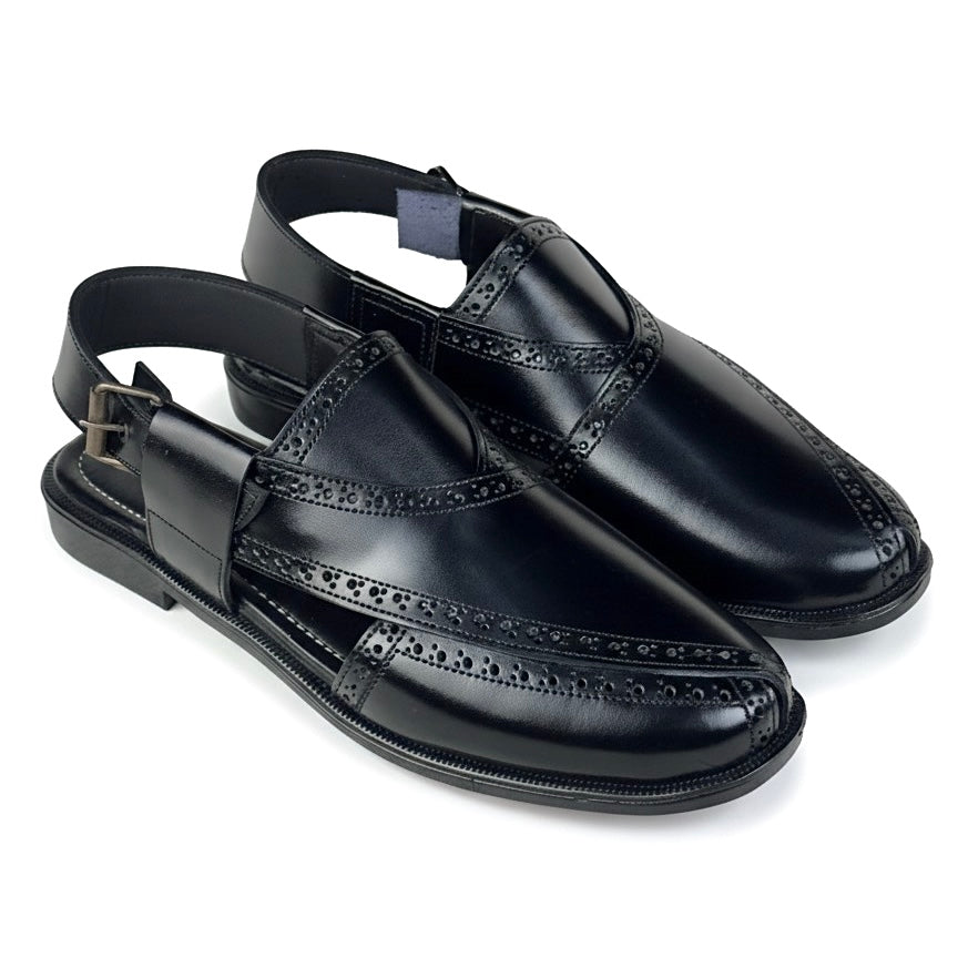 Brogue Black Peshawari - 8063