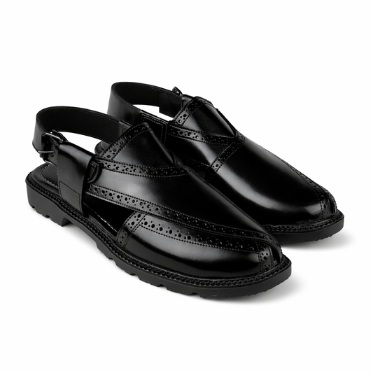 HiSole - Black Brogue - 5063