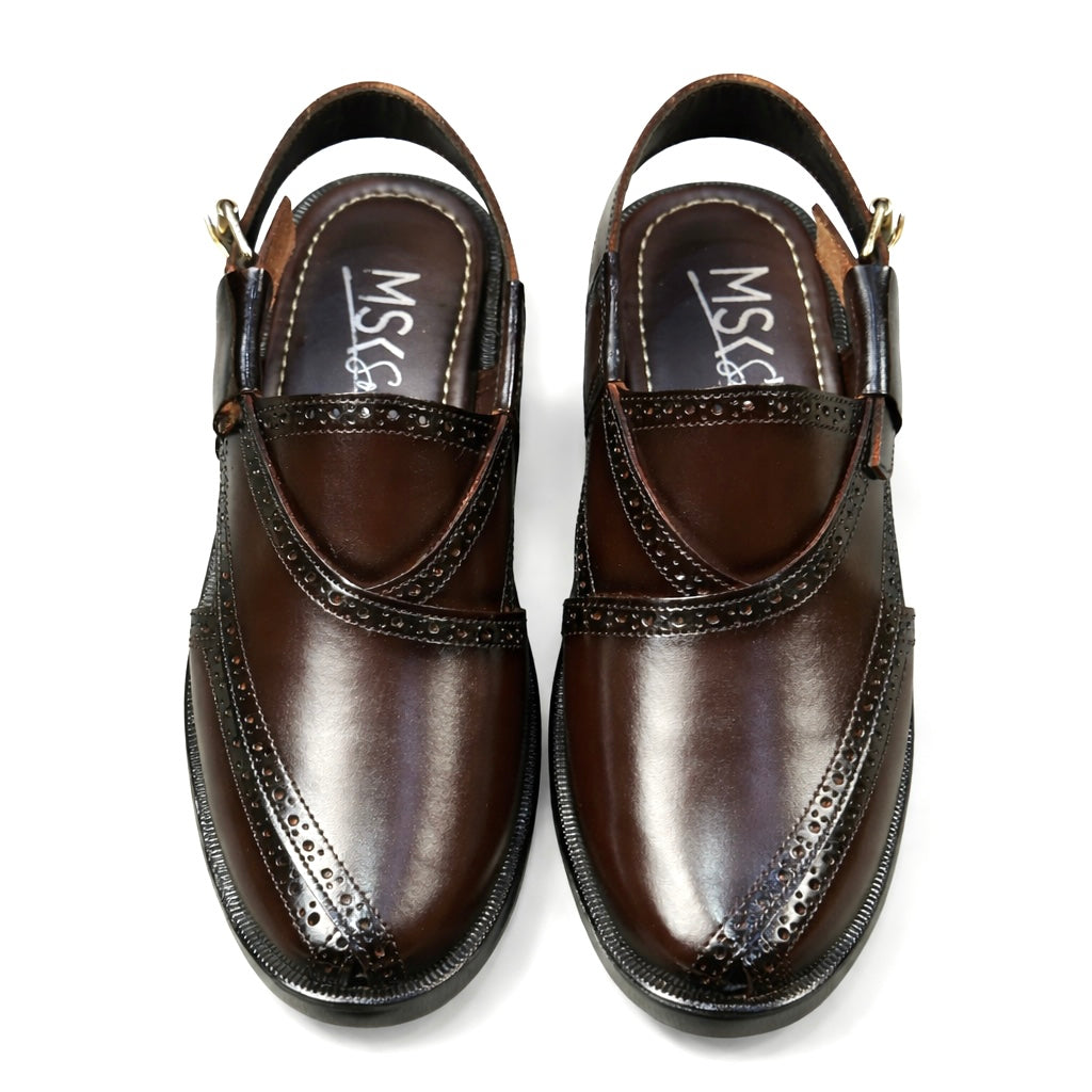 Brogue Brown Peshawari - 8060